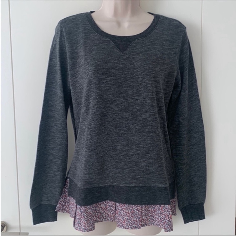 Clu Gray Long Sleeve Crewneck Sweatshirt Liberty
Floral Pleated Bottom Trim S